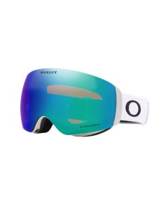 MASCHERA SNOWBOARD OAKLEY FLIGHT DECK M MATTE WHITE PRIZM SNOW ARGON IRIDIUM