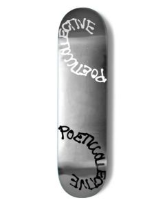 TAVOLA SKATE POETIC COLLECTIVE SPRAY TEXT FOIL (TWIN TAIL) 8.5"