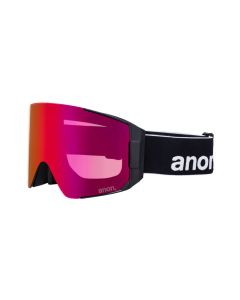 MASCHERA SNOWBOARD ANON SYNC + BL + MFI FACE MASK - BLACK PERCEIVE SUNNY RED