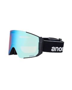 MASCHERA SNOWBOARD ANON SYNC + BL + MFI FACE MASK - BLACK PERCEIVE VARIABLE BLUE
