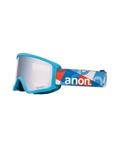 MASCHERA SNOWBOARD ANON TRACKER 2.0 + MFI FACE MASK - PATCHWORK SILVER AMBER