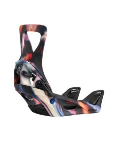 ATTACCHI SNOWBOARD BURTON W STEP ON RE:FLEX 2026 FLORAL BLUR