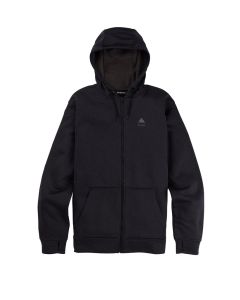 FELPA TERMICA BURTON OAK FULL-ZIP HOODIE GRAY HEATHER TRUE BLACK