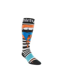 CALZE SNOWBOARD 32 THIRTYTWO DOUBLE SOCK BLACK ORANGE