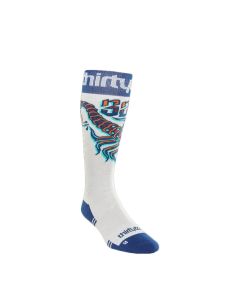 CALZE SNOWBOARD 32 THIRTYTWO DOUBLE SOCK WHITE NAVY