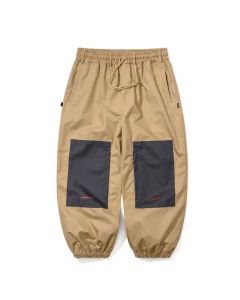 PANTALONI SNOWBOARD BSRABBIT DUAL TONE SUPER WIDE JOGGER PANTS BEIGE