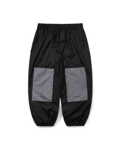 PANTALONI SNOWBOARD BSRABBIT DUAL TONE SUPER WIDE JOGGER PANTS BLACK
