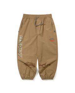PANTALONI SNOWBOARD BSRABBIT LIGHT ACTIVE SUPER WIDE JOGGER PANTS BEIGE