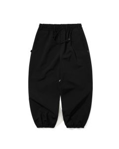 PANTALONI SNOWBOARD BSRABBIT DEATH LOGO 3L SUPER WIDE JOGGER PANTS BLACK