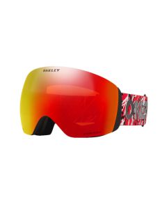 MASCHERA SNOWBOARD OAKLEY FLIGHT DECK L RED EDDIE PRIZM SNOW TORCH IRIDIUM