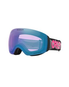 MASCHERA SNOWBOARD OAKLEY FLIGHT DECK M BLACK WIRED PRIZM SNOW ICED IRIDIUM