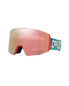 MASCHERA SNOWBOARD OAKLEY FALL LINE M PACIFIC CHEX PRIZM ROSE GOLD IRIDIUM