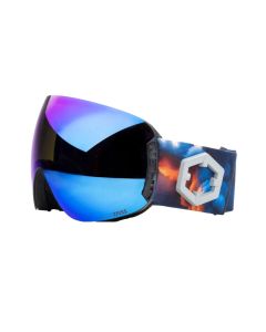 MASCHERA SNOWBOARD OUT OF OPEN EXPLOSION (S) + BL STORM - BLUE MC1