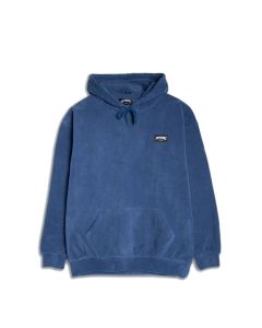 FELPA TERMICA METHOD LABEL FLEECE HOODIE BLUE
