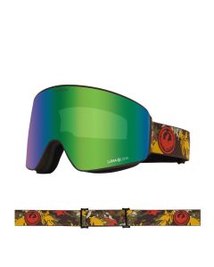 MASCHERA SNOWBOARD DRAGON DR PXV BONUS LEAFYCAMO LLGREENION+LLVIOLET