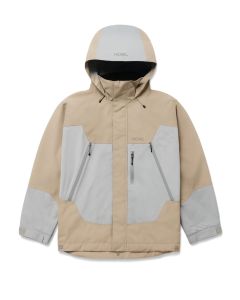 GIACCA SNOWBOARD HOWL SHELL JACKET TAN