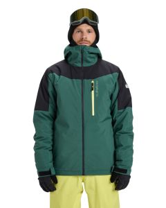 GIACCA SNOWBOARD QUIKSILVER TITANO JACKET TREKKING GREEN