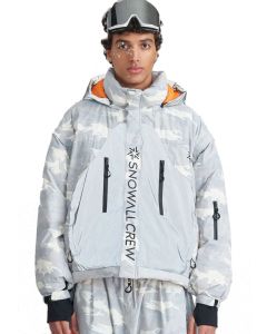 GIACCA SNOWBOARD SNOWALL JACKET GLOWTREK GREY
