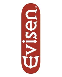 TAVOLA SKATE EVISEN SKATEBOARDS EVI-LOGO RED 8.25"