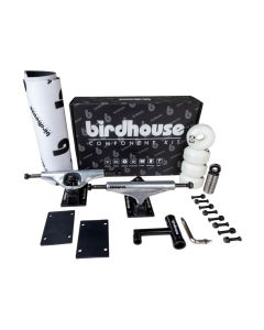 TRUCK SKATE BIRDHOUSE COMPONENT SET 5.5" SILVER BLACK