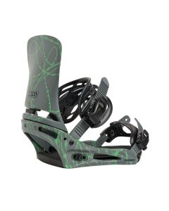 ATTACCHI SNOWBOARD BURTON CARTEL RE:FLEX 2027 GRAY GREEN VOLTAGE