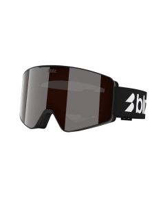 MASCHERA SNOWBOARD BLIZ G001 MATTE BLACK ORANGE SILVER MIRROR U