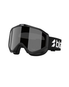 MASCHERA SNOWBOARD BLIZ LINER JR BLACK WHITE LOGO BROWN SILVER MIRROR U