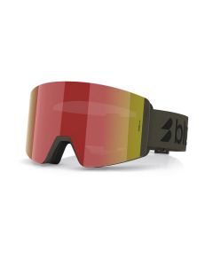 MASCHERA SNOWBOARD BLIZ G003 MATTE CAMO GREEN BROWN RED MULTICOLOR U