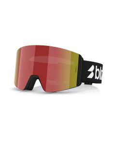 MASCHERA SNOWBOARD BLIZ G003 MATTE BLACK BROWN RED MULTICOLOR U