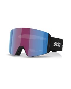 MASCHERA SNOWBOARD BLIZ G003 MATTE BLACK NANO OPTICS VIOLET BLUE MULTI U