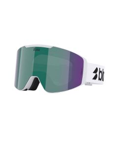 MASCHERA SNOWBOARD BLIZ G004 MATTE WHITE BROWN GREEN MULTICOLOR U