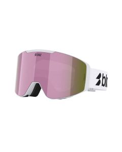 MASCHERA SNOWBOARD BLIZ G004 MATTE WHITE BROWN PINK MULTICOLOR U