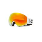 MASCHERA SNOWBOARD VONZIPPER JETPACK WHITE GLOSS FIRE CHROME