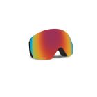 MASCHERA SNOWBOARD APHEX STYX MATT BLACK BLACK (SENZA STRAP) REVO RED