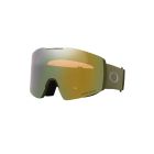 MASCHERA SNOWBOARD OAKLEY FALL LINE L MATTE DARK BRUSH PRIZM SAGE GOLD IRIDIUM