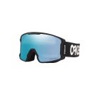 MASCHERA SNOWBOARD OAKLEY LINE MINER L FACTORY PILOT BLACK PRIZM SNOW SAPPHIRE IRIDIUM