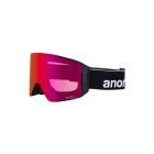 MASCHERA SNOWBOARD ANON SYNC + BL + MFI FACE MASK - BLACK PERCEIVE SUNNY RED