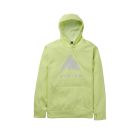 FELPA TERMICA BURTON OAK PULLOVER CREW GLOW YELLOW GREEN HEATHER