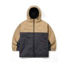 GIACCA SNOWBOARD BSRABBIT DUAL TONE 4.4OZ INSULATED HOODED JACKET DARK KHAKI