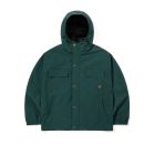 GIACCA SNOWBOARD BSRABBIT POCKET RIDGE HOODED JACKET GREEN