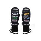 GUANTI SNOWBOARD BSRABBIT VARIETY PATCH ZIP POCKET MATCH UP MITTENS BLACK