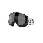 MASCHERA SNOWBOARD BLIZ LINER JR WHITE BLACK LOGO BROWN SILVER MIRROR U
